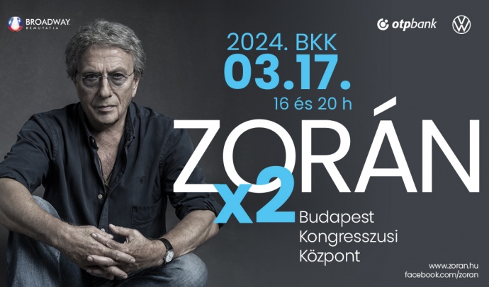 Dupla Zorán koncert 2024-ben a Budapest Kongresszusi Központban