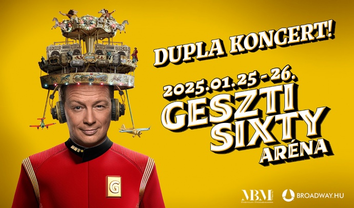 Geszti Sixty - Geszti Péter koncertje 2025-ben a budapesti Sportarénában - Jegyek itt!